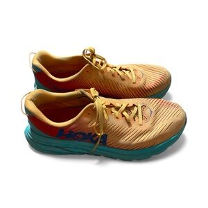 G3- Hoka 12.5D Orange and Teal Running Shoes